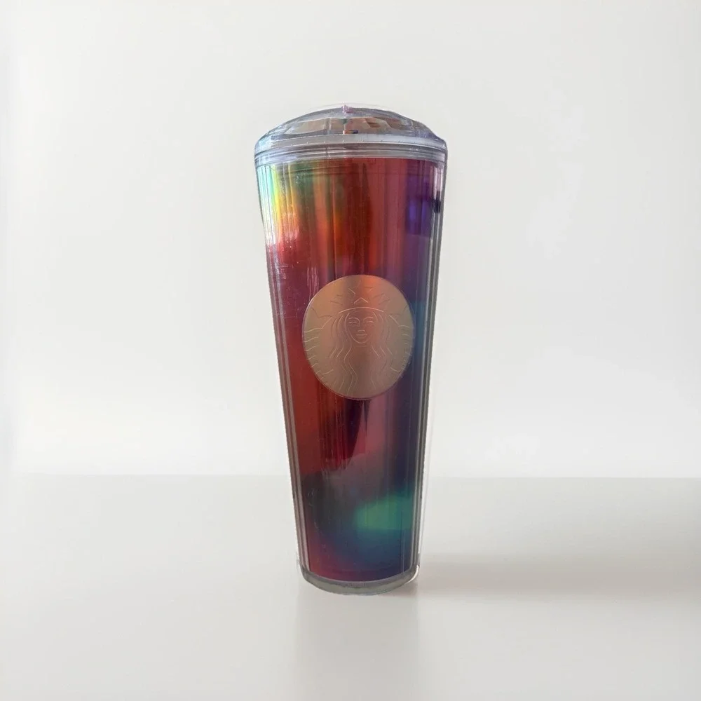 Starbucks 2021 Rainbow Kaleidoscope Dome‎ Cup - 24oz
